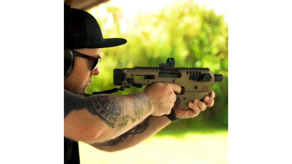 USED CAA Micro Conversion Kit Sig Sauer P320 FULL &amp; COMPACT, w/ TAC Compartment, FDE, MCKSIGTTAC, EDEMO1, Used, Condition Like New, Inspect and Rebox