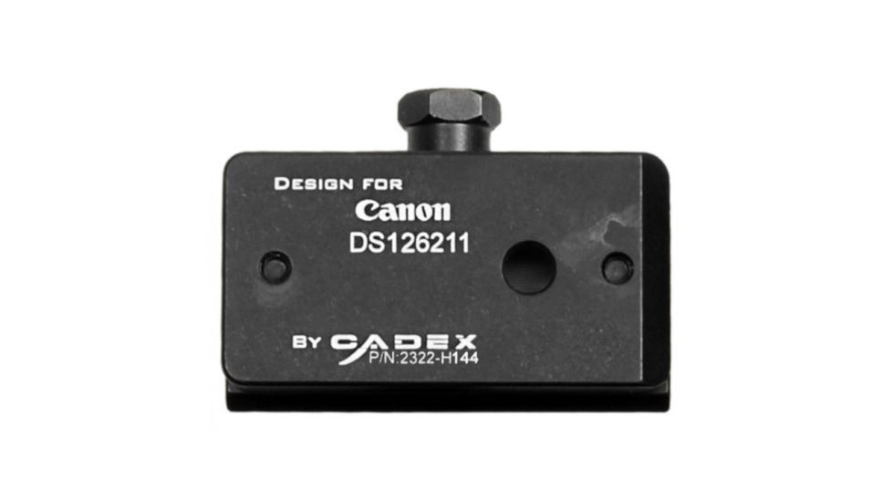 Cadex Defence Adaptor Block for Canon Camera, Black 2322-H144