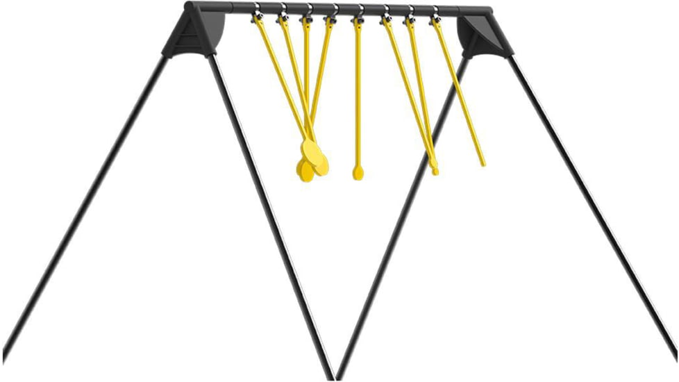 Caldwell AR500 Rimfire Kyl Challenge Target Kit w/Stand, Black/Yellow, 4002310