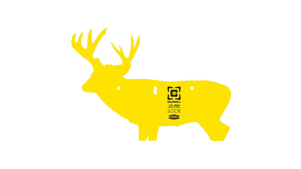 Caldwell AR-500 Steel Targets, 3/8in, 33% Deer, 4001096