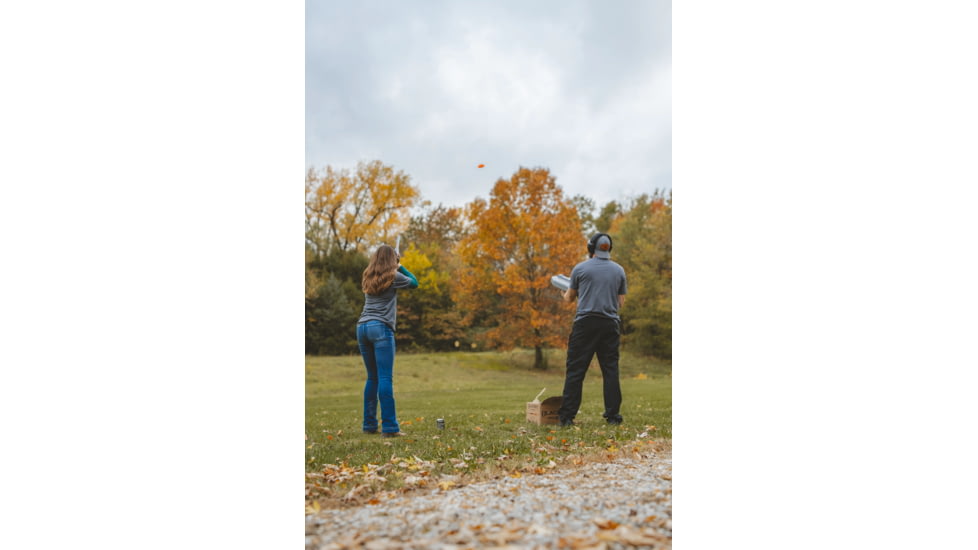 Caldwell Claymore Pullpup Clay Target Thrower, Gray/Yellow, 4002774