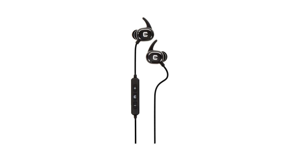 Caldwell E-Max Power Cords Hearing Protection Ear Plugs, 22 dB, In-Ear, Bluetooth, Black, 1121933