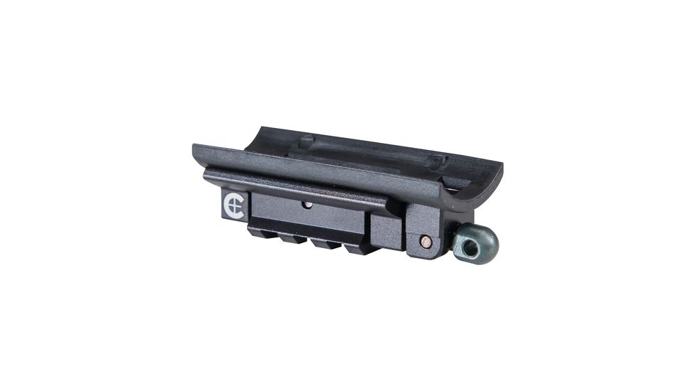 Caldwell Swivel Stud to Picatinny Rail Adapter Plate, Black, 156716