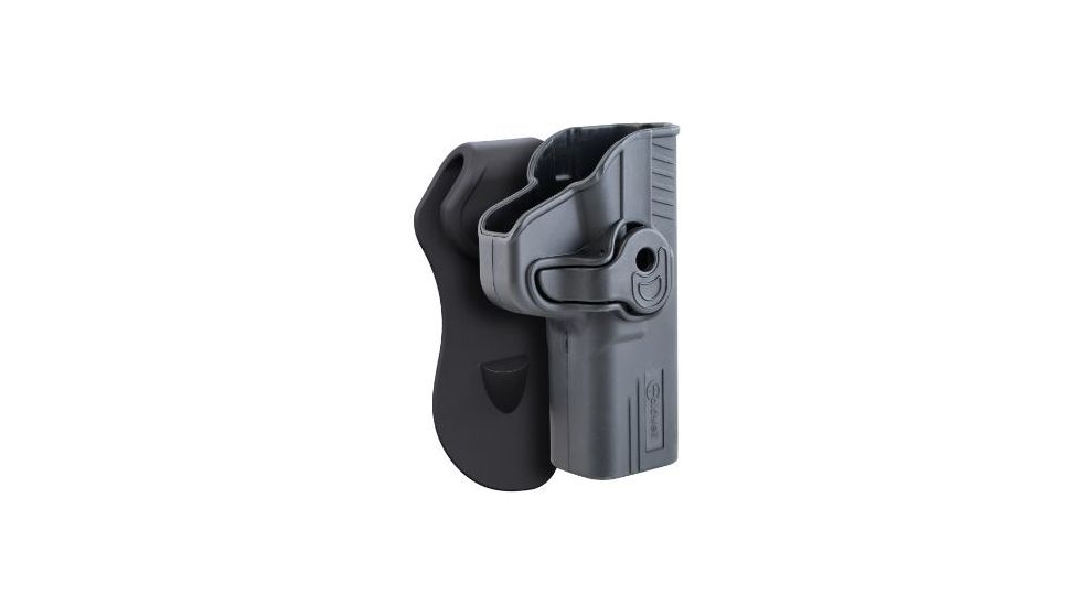 Caldwell Tac Ops Molded OWB Retention Holster,S&amp;W Bodyguard 380,Right Hand 110061