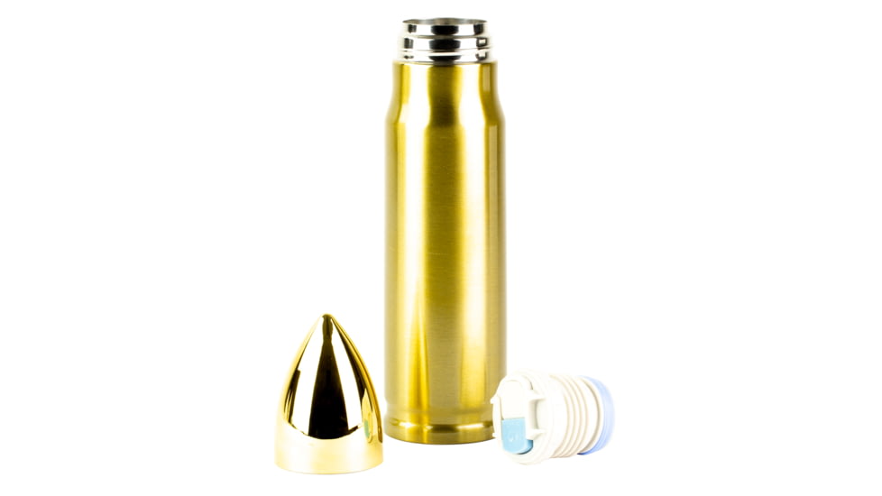 Caliber Gourmet Bullet Thermo Water Bottle, 500ml, Gold, CBG-TMS-1032