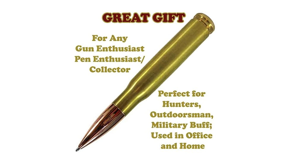 Caliber Gourmet Bullet Twist Pen Gold Brass, CBG1018