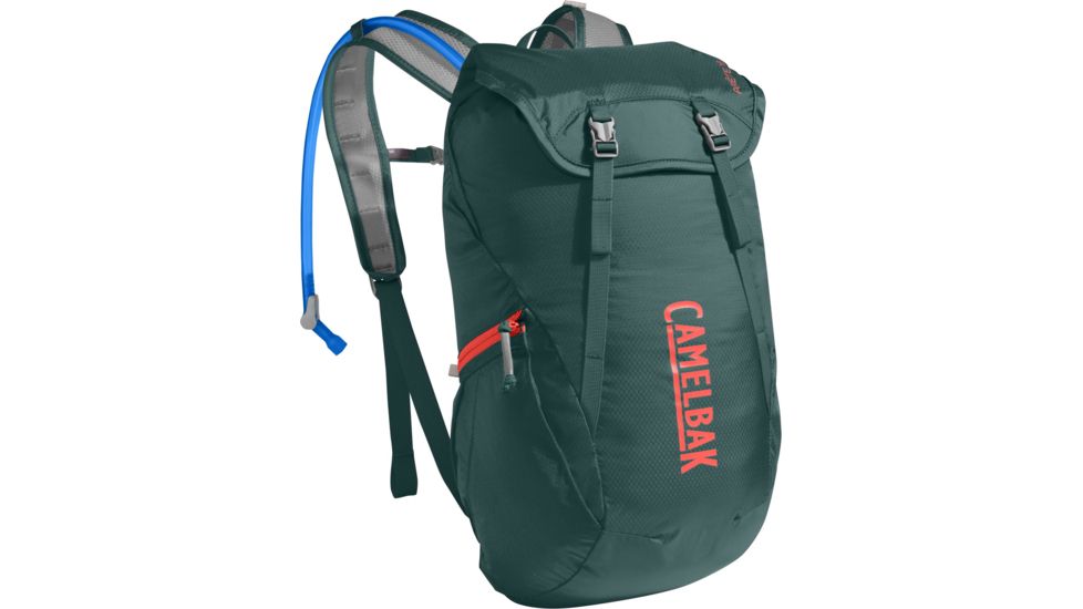 CamelBak Arete 18 Hydration Pack-Deep Teal/Hot Coral
