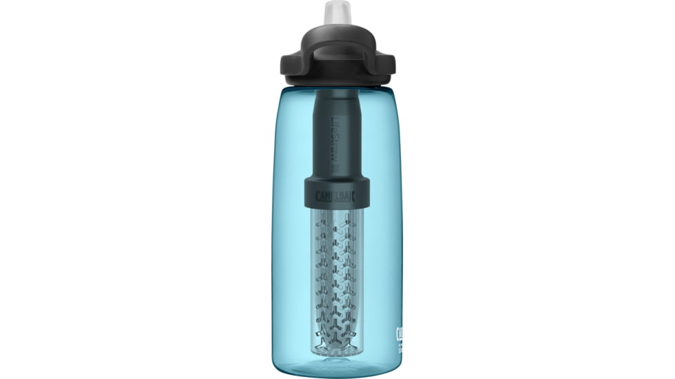 CamelBak Eddy+ filtered by LifeStraw Watter Bottle w/ Tritan Renew, True Blue, 32oz, 2550401001