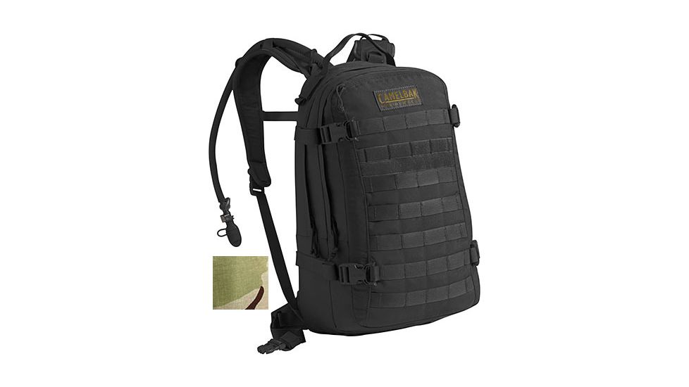 CamelBak HAWG MG Hydration Pack w/ HydroLock - 100 oz/3.0L, Black 62325