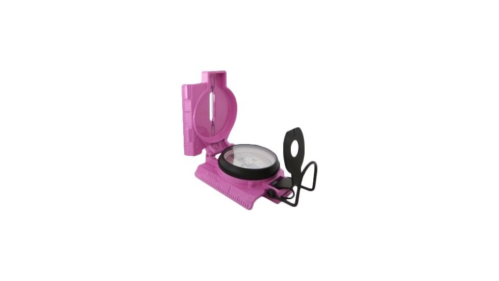Cammenga 27 Lensatic Phosphorescent Compass, Pink Breast Cancer Awareness, 27PK