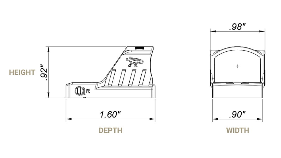 Canik Mecanik Mo1 Tactical Micro Reex Sight - PACN1101