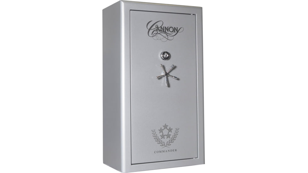 Cannon Safe Commander 43 Fireproof 36 Gun Safe, 72x40x28in - Hammertone, Gray/Chrome CO43-H2FDC-13