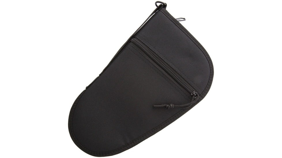 Carry All Pistol Case 11.5in, Condura, Black, Velveteen Lining, Zipper Closure, P0235-11.5in / AC186