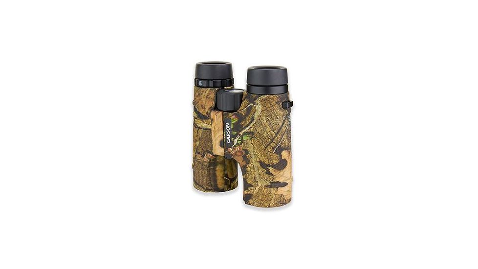 Carson 3D 10x42 Full Size Waterproof Birding Binoculars w/ ED Glass,Mossy Oak TD-042EDMO