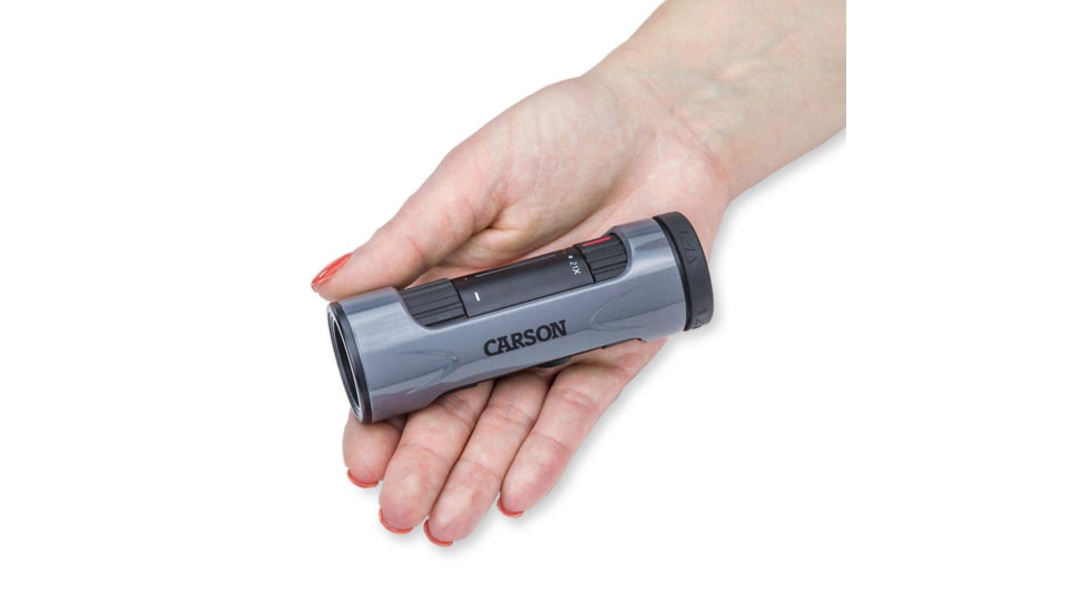 Carson 7-21x21mm MonoZoom Monocular, 120-152 degrees, Gray, ZM-721