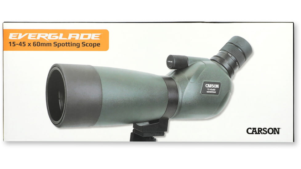 Carson EverGlade 15-45x60mm Spotting Scope, Black/Grey SS-560