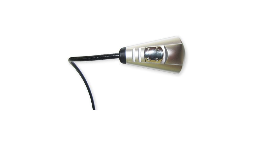 Carson FlexNeck Ultra-Bright Fully Adjustable LED Book Light, Silver, FL-55