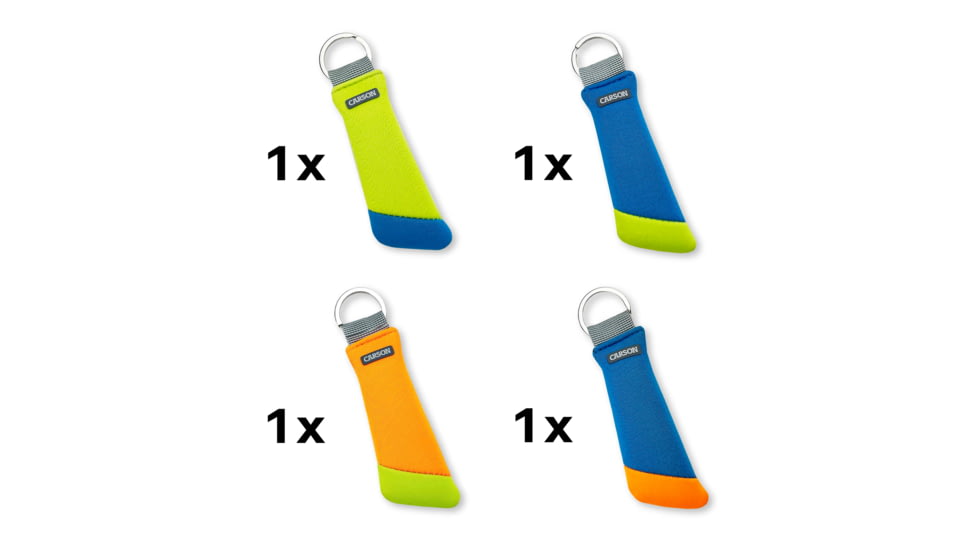 Carson Floating Keychain, 6-Pack, Assorted, FA-30AS
