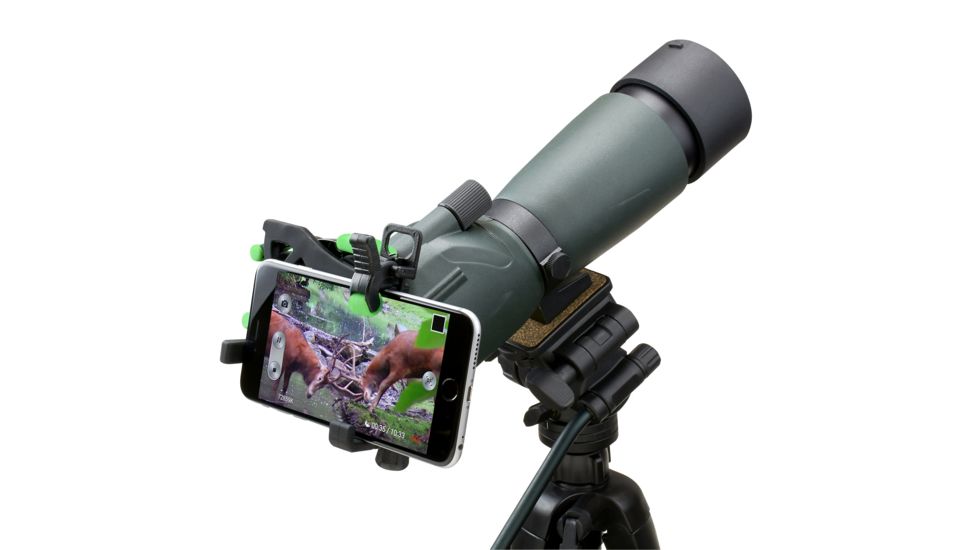 Carson HookUpz 2.0 Smartphone Optics Adapter w/ Case, Black, 4 x 1.75 x 4.5 IS-200