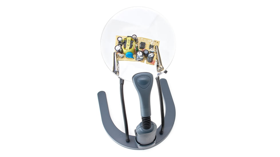 Carson MagniLamp Deluxe Magnifier Light Loupe, Silver GN-88