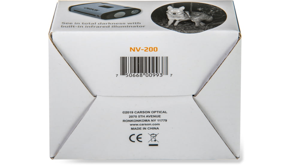 Carson Mini Aura NV-200 Digital Night Vision Pocket Monocular, Box Pack NV-200