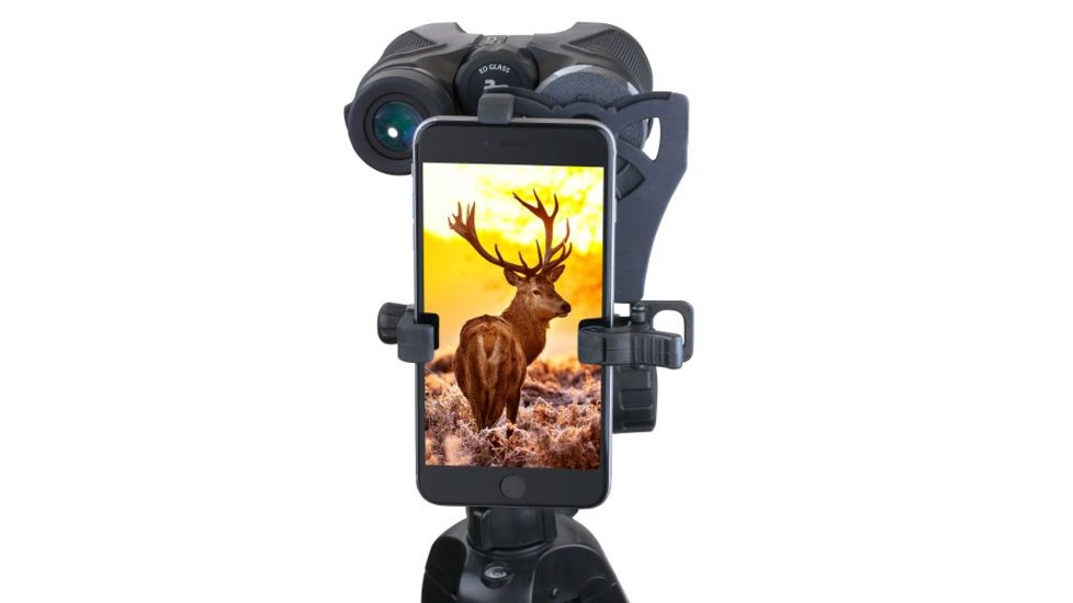 Carson Universal Smartphone Adapter for Full Size Binoculars, Black IB-700