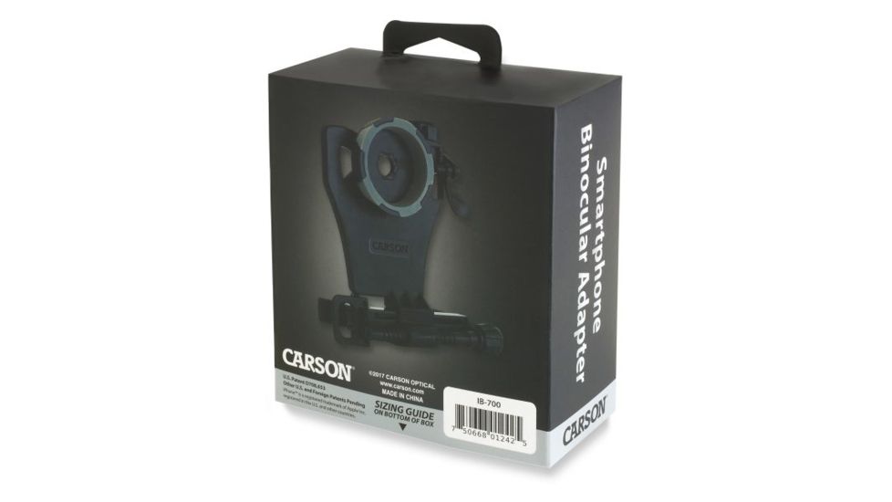 Carson Universal Smartphone Adapter for Full Size Binoculars, Black IB-700