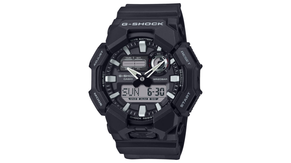 Casio Tactical G-Shock Analog-Digital 10-Year Battery Watch - Mens, Black, One Size, GA-010-1ACR