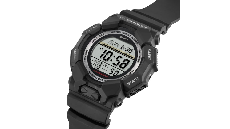 Casio Tactical G-Shock Classic 10-Year Battery Digital Watch - Mens, Black, One Size, GD-010-1CR