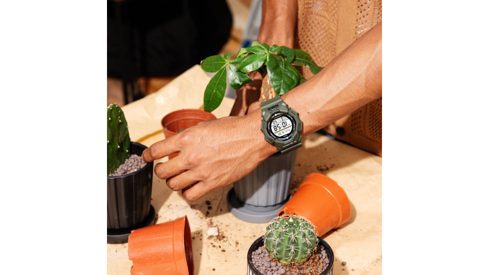 Casio Tactical G-Shock Classic 10-Year Battery Digital Watch - Mens, Green, One Size, GD-010-3CR