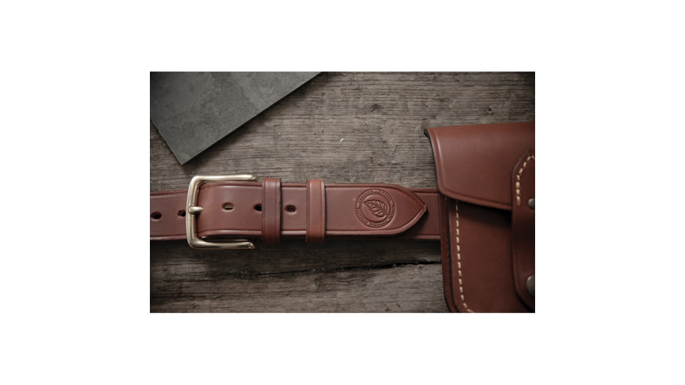 Casstrom Swedish Forest Belt - Men's, 2XS-Large, 90cm, Brass Buckle, Leather, Brown, 11550
