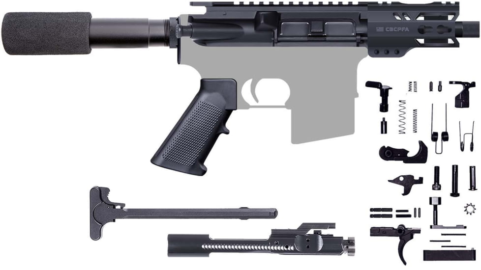 EDEMO CBC Industries 1-5 Twist Pistol Kit Handguard, AR-15, 5in Micro, 5.56x45mm NATO, 4in M-Lok, 205-817, EDEMO1