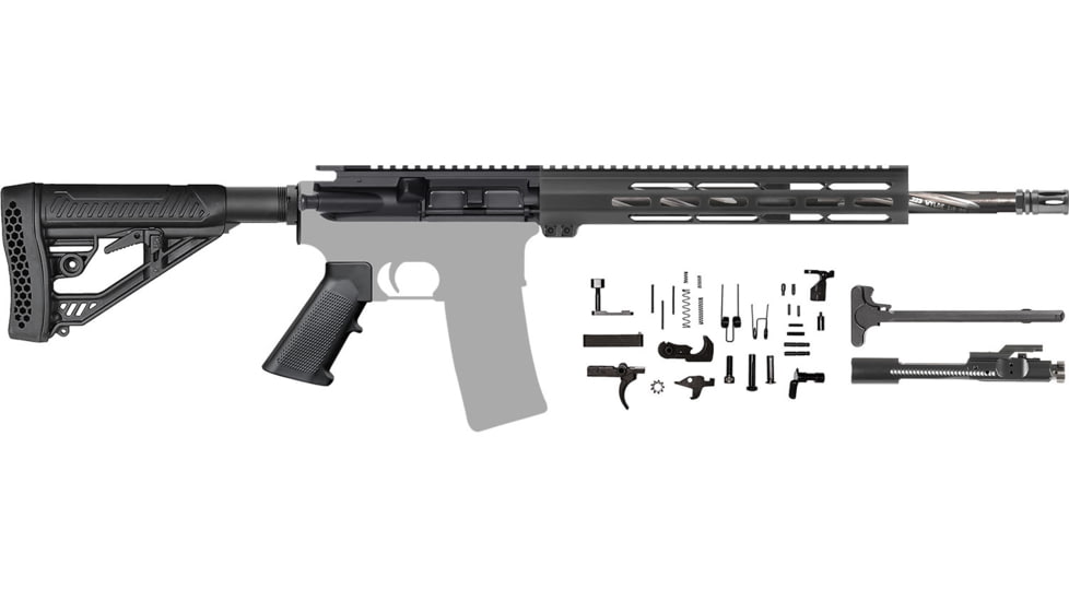 CBC Industries 1-8 Twist Bear Claw Rifle Kit Handguard, AR-15, 16in, .223 Wylde, 12in M-Lok, 205-346