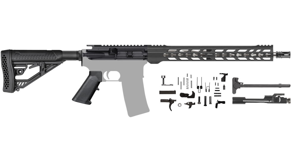 CBC Industries 1-8 Twist Spiral Cut Rifle Kit Handguard, AR-15, 16in, .223 Wylde, 15in Keymod, 205-330
