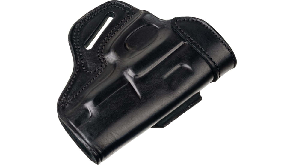 Cebeci Arms Leather Reinforced Combat Grip Holster, Ruger LCP, Right Hand, Black, 20724RB51