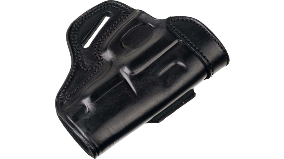 Cebeci Arms Leather Belt Reinforced Combat Grip Holsters, Canik TP9, Left, Black, 20724LB84