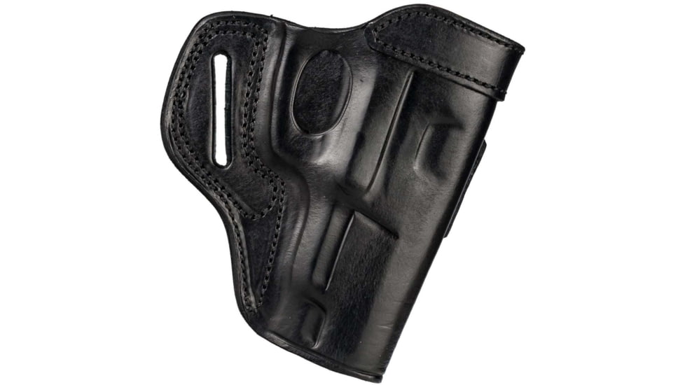 Cebeci Arms Leather Belt Reinforced Combat Grip Holsters, Canik TP9, Left, Black, 20724LB84