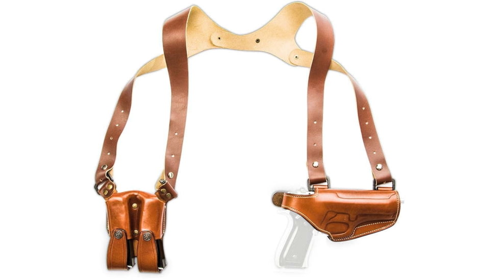 Cebeci Arms Leather Horizontal Shoulder LHS Holsters, Canik TP9, Right, Tan, 21020RT67