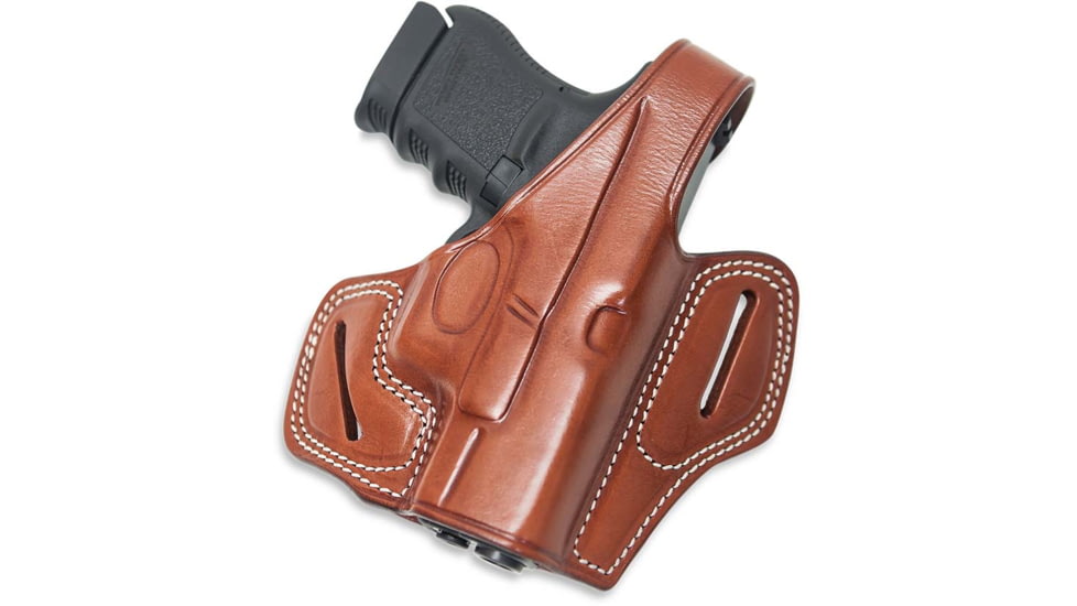 Cebeci Arms Leather Pancake Holster for Beretta 84, 85 Taurus PT58, Tan, Left 20900LT06