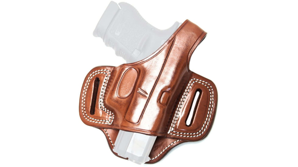 Cebeci Arms Lthr Pancake Holster Open Muzzle for Glock 29, 30, Tan, Right 20917RT23