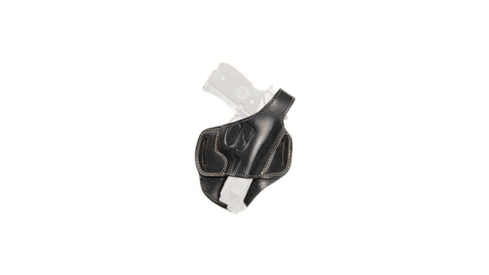 Cebeci Arms Leather Pancake Open Muzzle Holsters, Canik TP9, Right, Black, 20917RB84
