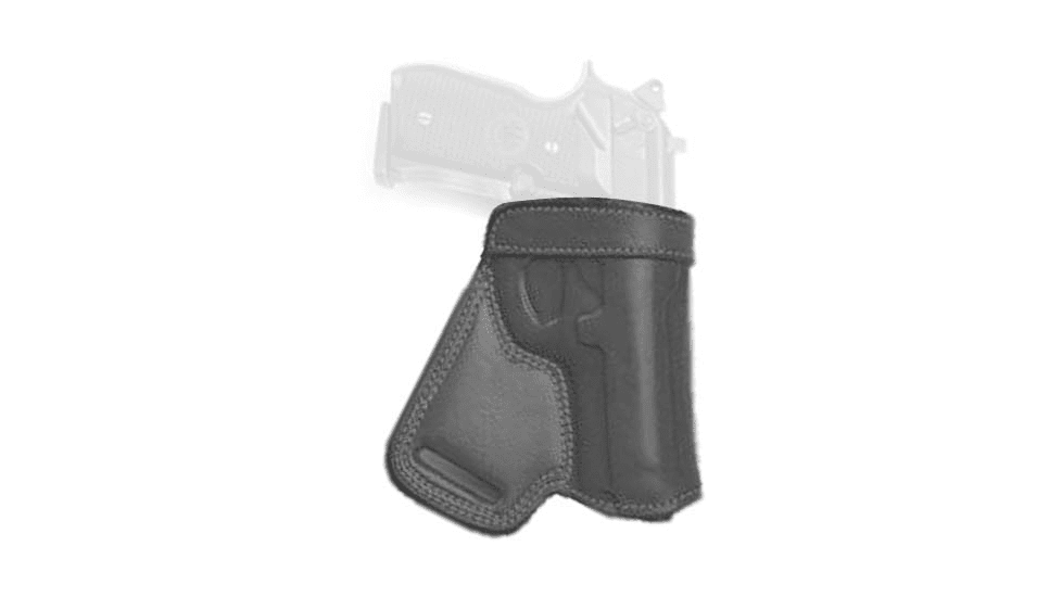 Cebeci Arms Leather Small of the Back Sob Holsters, Colt King Cobra 2in, Left, Black, 20894LB87