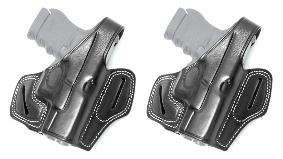 Cebeci Arms Remington Leather Pancake Holster 20900, Black, Tan