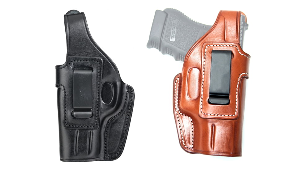 Cebeci Arms Springfield Leather IWB Holster, Black, Tan