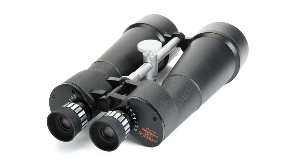 Celestron 25x100 Skymaster Giant Porro Prism Binoculars w/ Tripod Adapter and Case, 71017