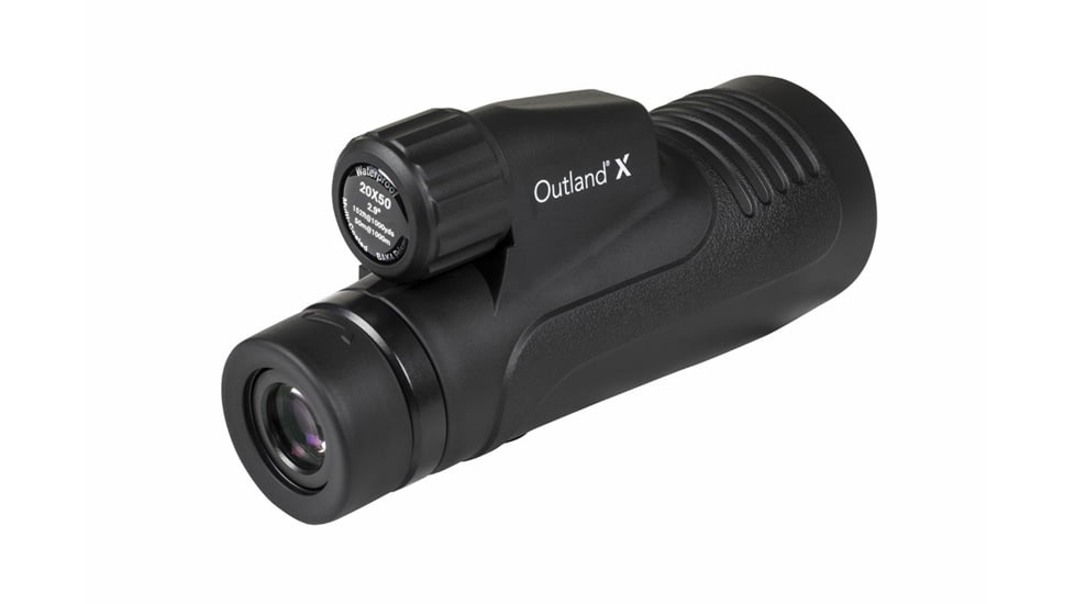 Celestron Outland X 20x50 Monocular w/ Tripod &amp; Smartphone Adapter, 11 mm, Bak-4, Multicoated, Black, 72372