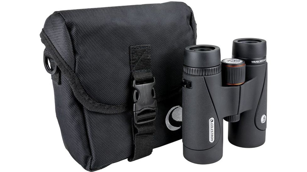 Celestron Trailseeker ED 10x42 Binoculars, Black, 71407