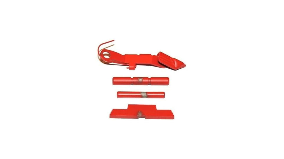 Centennial Defense Systems Extended Control Kit for Gen 1-4 Glock, 2 Pins, Red, 40052