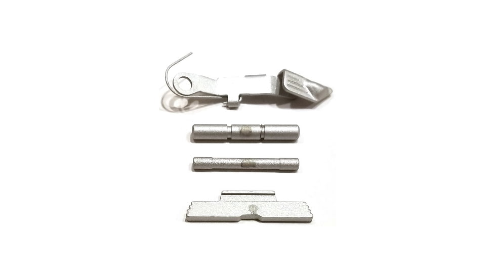 Centennial Defense Systems Extended Control Kit for Gen 1-4 Glock, 2 Pins, Satin Aluminum, 40057
