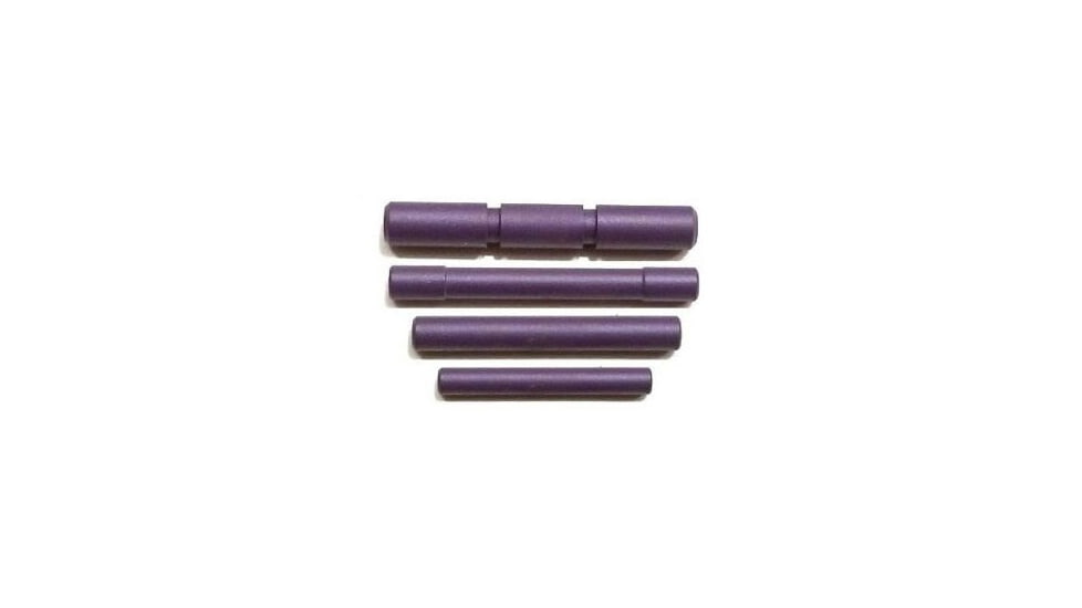 Centennial Defense Systems Stainless Steel Pin Kit for Polymer80, Purple, 4 Pin Kit, 20267